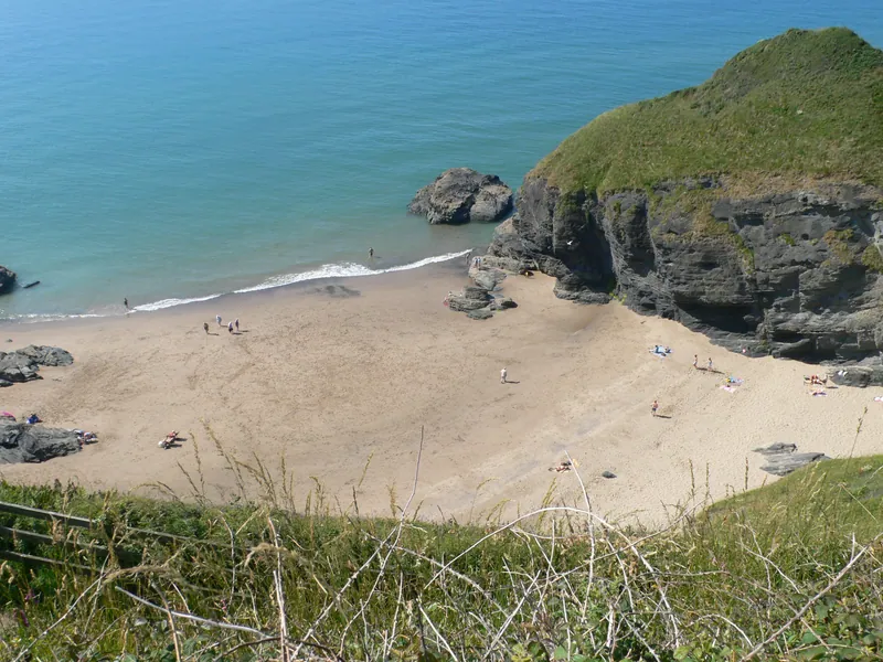 Llangrannog beach